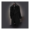 Wind Coat Long Sleeve Slim Middle Long Woman Attire   black   S - Mega Save Wholesale & Retail - 1
