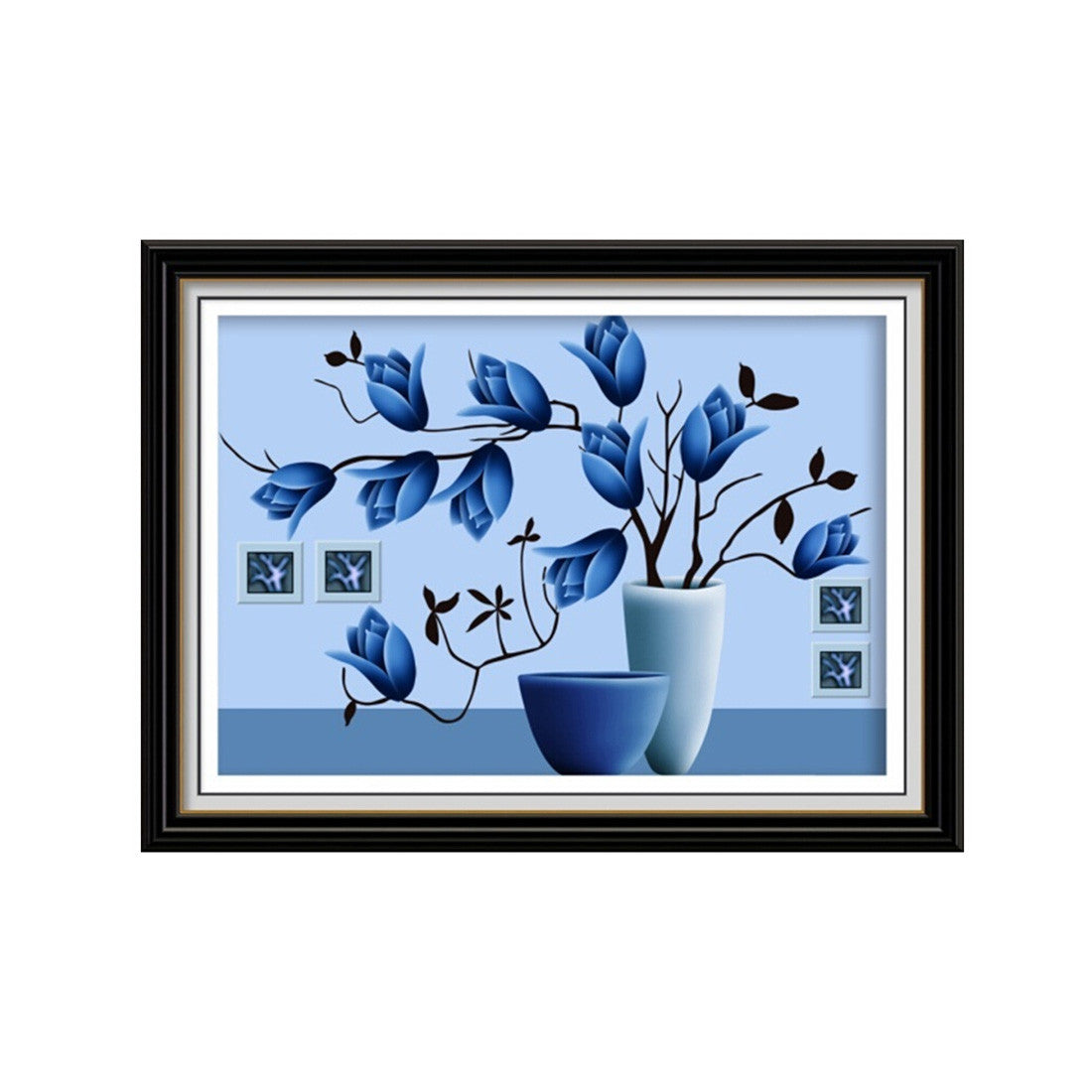 Cross Stitch Diamond Painting Chinese Redbud Magic Cube Diamond Flower Blossom - Mega Save Wholesale & Retail