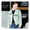 Winter Short Down Coat Woman Thick Warm Fashionable   pea green   M - Mega Save Wholesale & Retail - 2