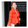 Winter Short Down Coat Woman Thick Warm Fashionable   orange   M - Mega Save Wholesale & Retail - 1