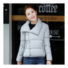 Winter Short Down Coat Woman Thick Warm Fashionable   grey   M - Mega Save Wholesale & Retail - 1