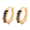 South Korean Style Delicate Earrings   black - Mega Save Wholesale & Retail - 1