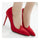 Suede Night Club Pointed Thin High Heel Shoes Low-cut   red - Mega Save Wholesale & Retail - 3