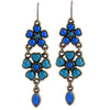 New fashion exquisite earrings wholesale European and American big long section of the teardrop-shaped earrings resin factory outlets   BLUE - Mega Save Wholesale & Retail - 1