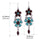 New fashion exquisite earrings wholesale European and American big long section of the teardrop-shaped earrings resin factory outlets   BROWN - Mega Save Wholesale & Retail - 2