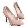 Women Work Shoes Pointed Thin High Heel Night Club  apricot