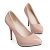 Women Work Shoes Pointed Thin High Heel Night Club  apricot - Mega Save Wholesale & Retail - 1