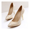 Women Shoes Pointed High Heel Thin Shoes  apricot - Mega Save Wholesale & Retail - 2