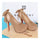 Plus Size High Heel Women Thin Shoes Night Club Bowknot  apricot - Mega Save Wholesale & Retail - 3