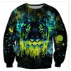 Womens Mens 3D Print Realistic Space Galaxy Animals Hoodie Sweatshirt Top Jumper Star Tiger - Mega Save Wholesale & Retail