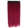 Wholesale color wig hair extension piece a five-card straight hair gradient hair piece long straight hair piece hair extension   THE NEW RED WINE  