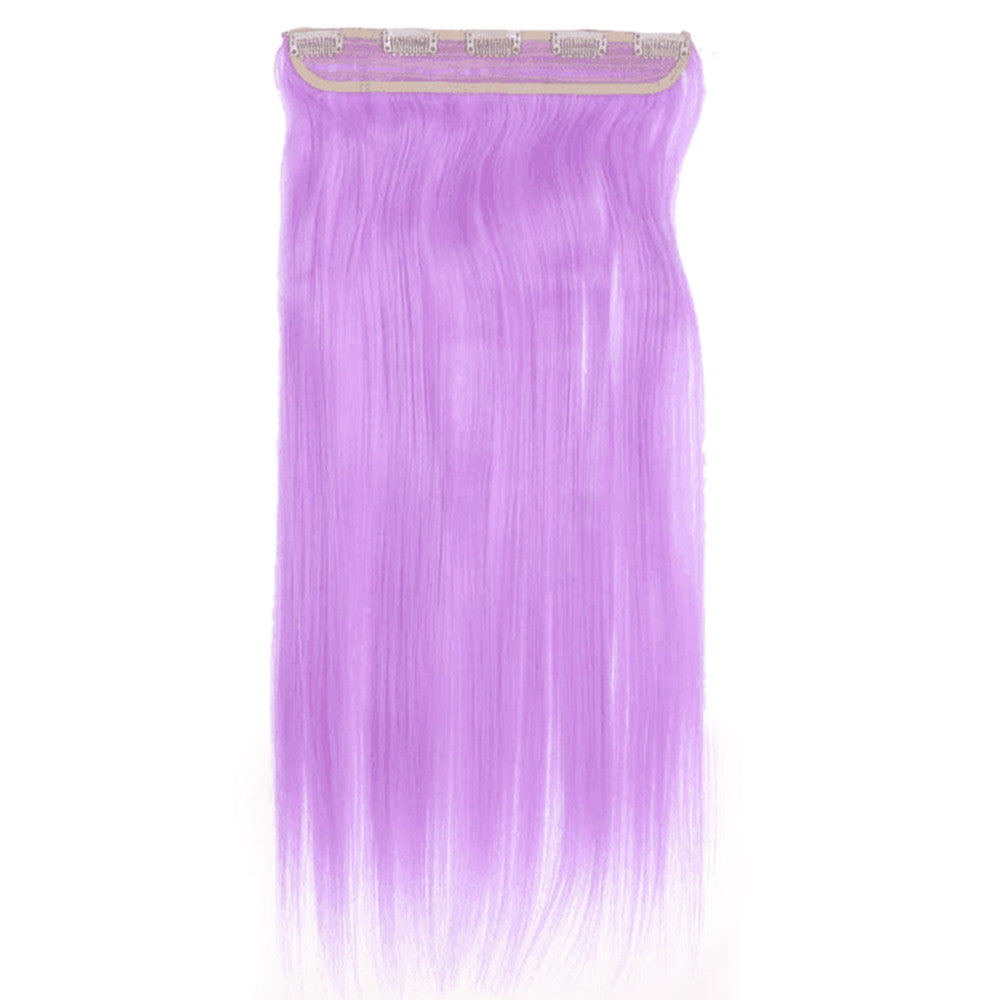 Wholesale color wig hair extension piece a five-card straight hair gradient hair piece long straight hair piece hair extension   THE NEW PURPLE TARO - Mega Save Wholesale & Retail - 1