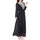 Embroidery Long Sleeve Muslim Long Dress  black - Mega Save Wholesale & Retail - 2