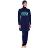 Muslim Swimwear Swimsuit Burqini Woman   blue   S - Mega Save Wholesale & Retail - 1