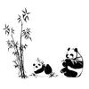 Panda Bamboo Wallpaper Wall Sticker Creative - Mega Save Wholesale & Retail - 1