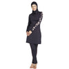 Muslim Woman Swimwear Swimsuit Beach Burqini   black   S - Mega Save Wholesale & Retail - 1