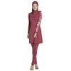 Muslim Woman Swimwear Swimsuit Beach Burqini  claret   S - Mega Save Wholesale & Retail - 1