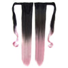 Magic Tape Gradient Ramp Horsetail Wig Straight    BlackTLight Pink - Mega Save Wholesale & Retail