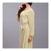 Malaysian Muslim Women Garments Dress Solid Color   indigo - Mega Save Wholesale & Retail - 3