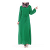 Malaysian Muslim Women Garments Dress Solid Color   aquamarine - Mega Save Wholesale & Retail - 1