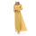 Malaysian Muslim Women Garments Dress Solid Color   light yellow - Mega Save Wholesale & Retail - 1