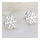 925 Pure Silver Snowflake Ear Studs - Mega Save Wholesale & Retail - 1
