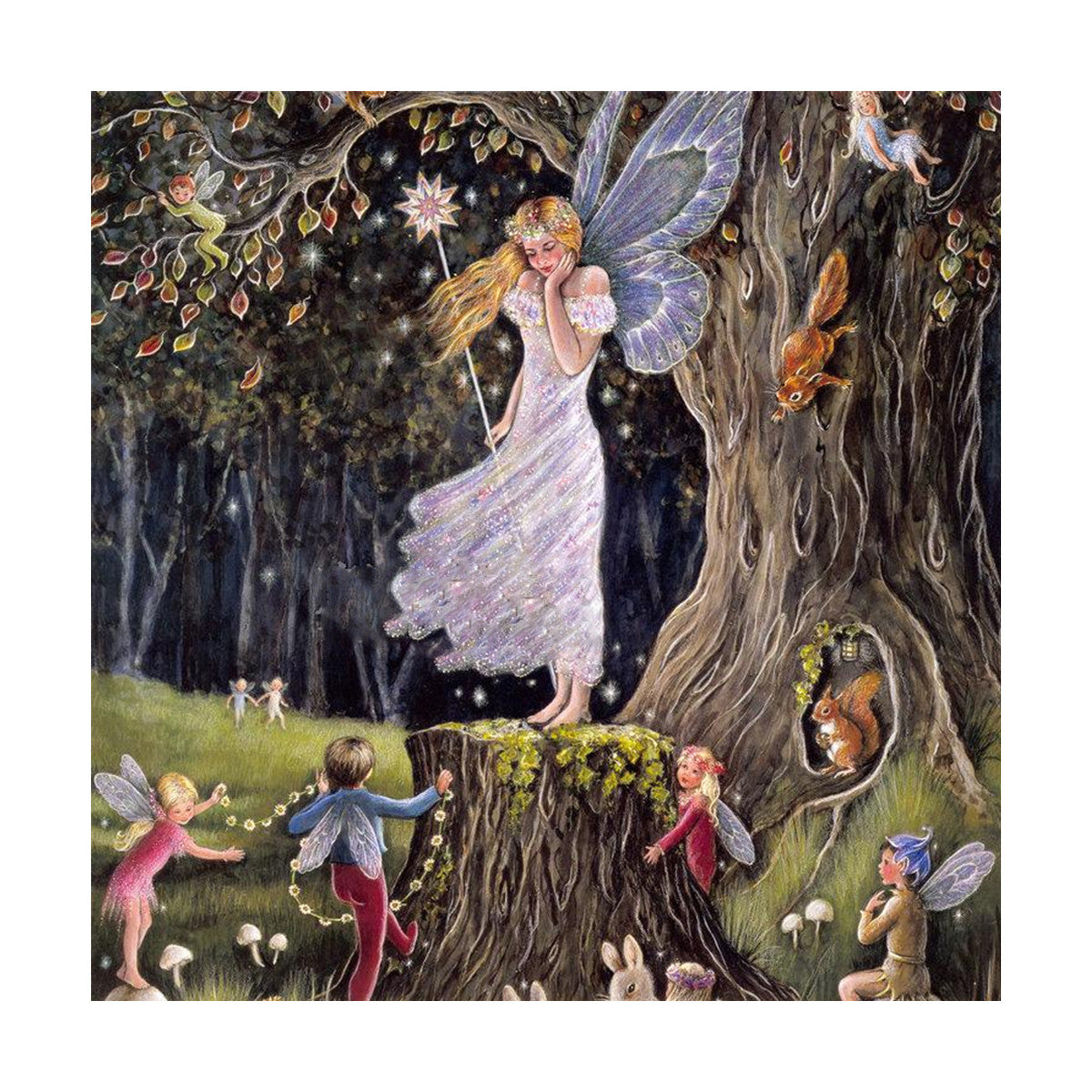 decoration painting bulk angel oil painting cartoon dream forest without frame cotton for painting - Mega Save Wholesale & Retail - 1