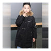 Winter Boy Girl Child Thick Middle Long Down Coat   black   130cm - Mega Save Wholesale & Retail - 1