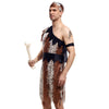 Halloween Cosplay Leopard Print Costumes Wild Man - Mega Save Wholesale & Retail - 2