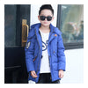 Winter Thick Down Coat Boy Warm Children Garments   blue   120cm - Mega Save Wholesale & Retail - 1