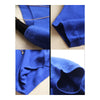 Woman Loose Wool Knitwear Sweater Boat Neck   sapphire blue  S - Mega Save Wholesale & Retail - 2