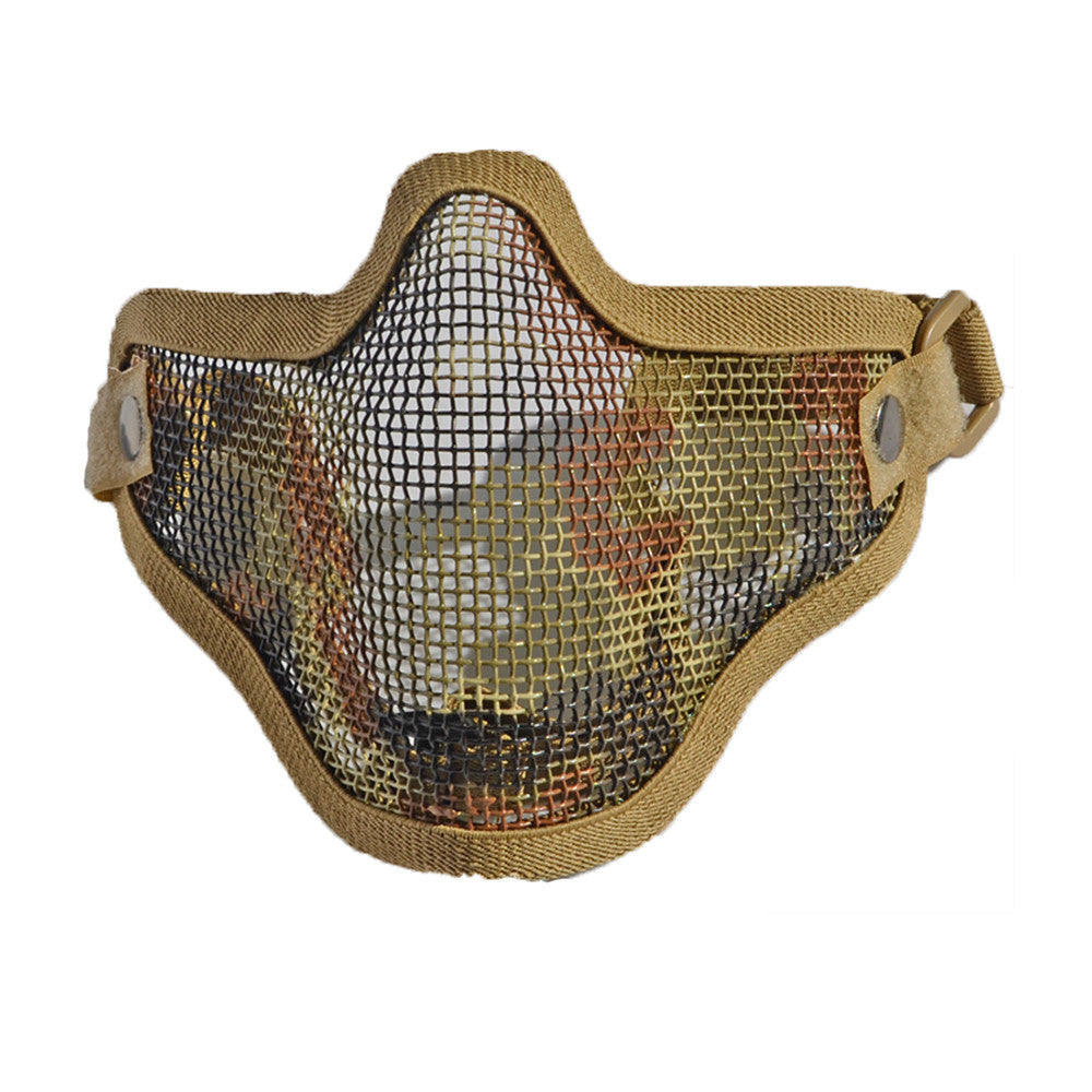 army fan outdoor protection untensil half-face wire protector field operation protection mask sports mask    Italian camouflage - Mega Save Wholesale & Retail - 1