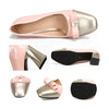 Small Square Last Chromatic Color Fashionable Shoes  red - Mega Save Wholesale & Retail - 3