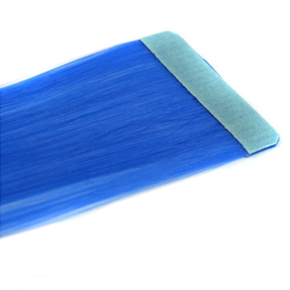 Invisible Hair Extension Colorful Wig    sapphire BLUE2#