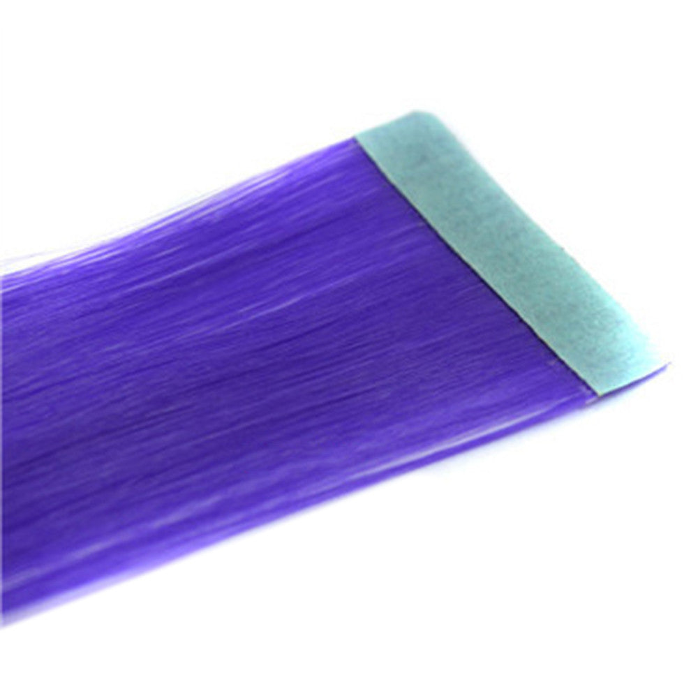 Invisible Hair Extension Colorful Wig    violet PORPLE3#