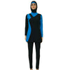 Muslim Swimsuit Burqini Woman Swimsuit   blue   S - Mega Save Wholesale & Retail - 1