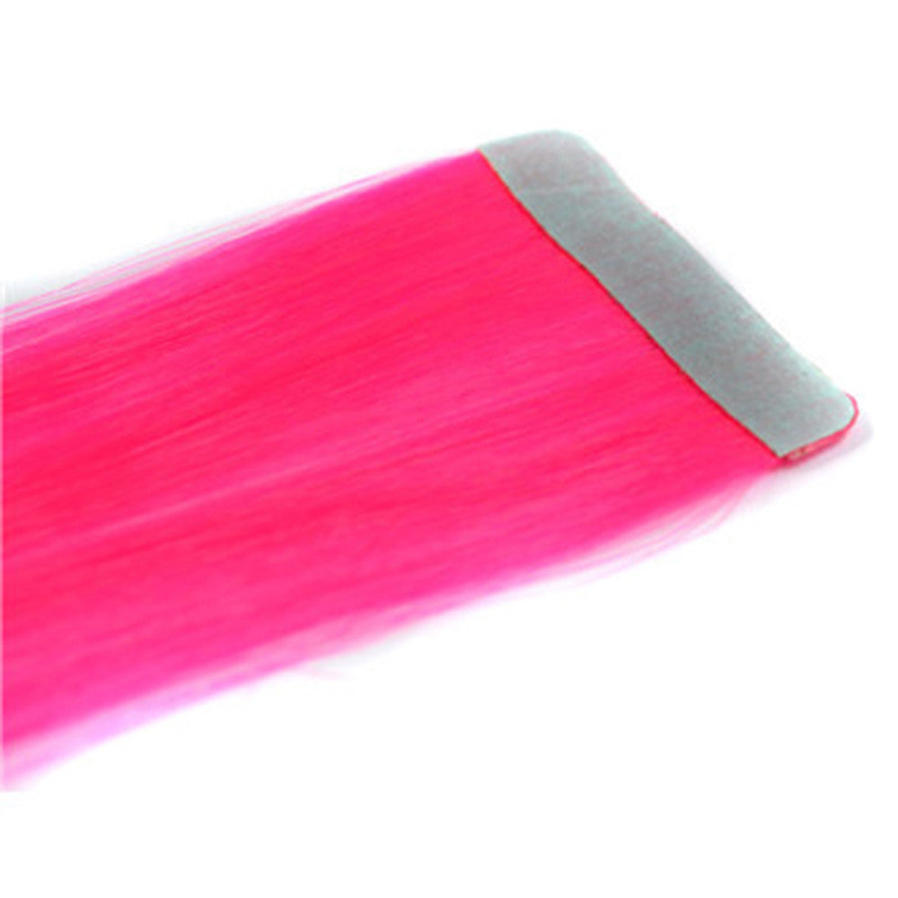 Invisible Hair Extension Colorful Wig    pink PINK3#