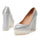 Thick Sole High Heel Thin Shoes Pointed Casual  sliver - Mega Save Wholesale & Retail - 2