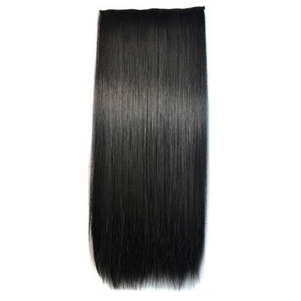 5 Cards Long Straight Hair Extension Wig corvinus