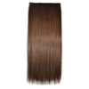 5 Cards Long Straight Hair Extension Wig light brown