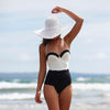 Sexy Swimsuit Swimwear Bathing Suit Macrame Black White Assorted Colors - Mega Save Wholesale & Retail - 2