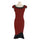 Slim Dress Solid Color Sleeveless Frill   red   S - Mega Save Wholesale & Retail - 1