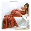 Mermaid Tail Blanket Throw Nap Gift Child   red   60*140cm - Mega Save Wholesale & Retail - 1