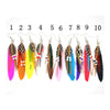 AliExpress Ebey sources of foreign trade fashion Boximiya multicolor meters living feather earrings wholesale   ROSE - Mega Save Wholesale & Retail - 2