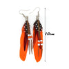 AliExpress Ebey sources of foreign trade fashion Boximiya multicolor meters living feather earrings wholesale   PURPLE - Mega Save Wholesale & Retail - 3