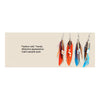 AliExpress Ebey sources of foreign trade fashion Boximiya multicolor meters living feather earrings wholesale   PURPLE - Mega Save Wholesale & Retail - 4