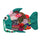 National Style Bakcpack Fish Shape Bag Cartoon Hand-made