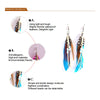 AliExpress Ebey sources of foreign trade fashion Boximiya multicolor meters living feather earrings wholesale   ROSE - Mega Save Wholesale & Retail - 5