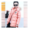 Winter Middle Long Down Coat Boy Children Garments   pink   140cm - Mega Save Wholesale & Retail - 2