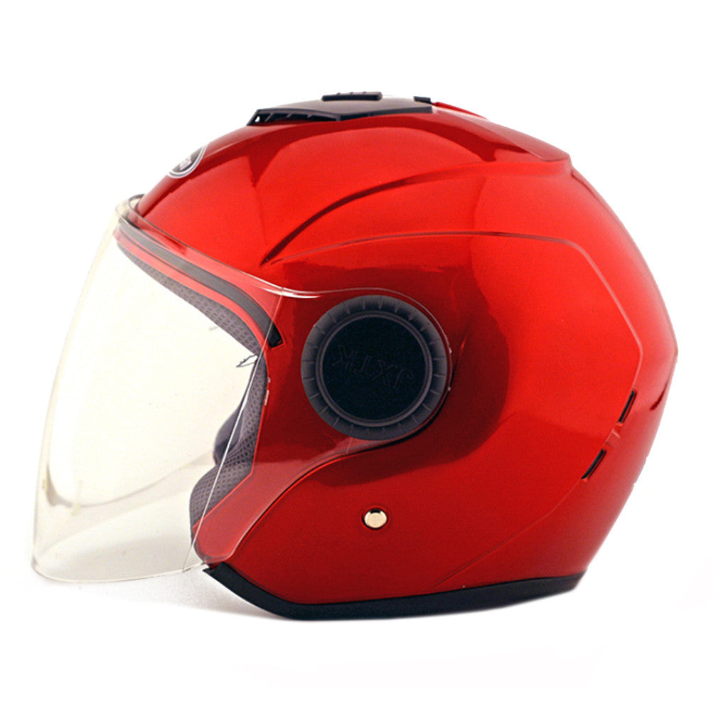 Motorcycle Motor Bike Scooter Safety Helmet 215   red - Mega Save Wholesale & Retail - 1